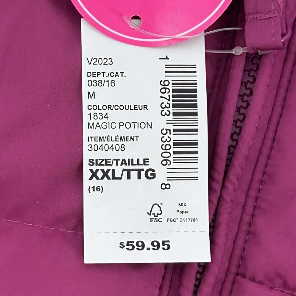 Children's‎ Place TCP Girls XXL 16 Puffer Jacket Coat Solid Mauve NEW NWT